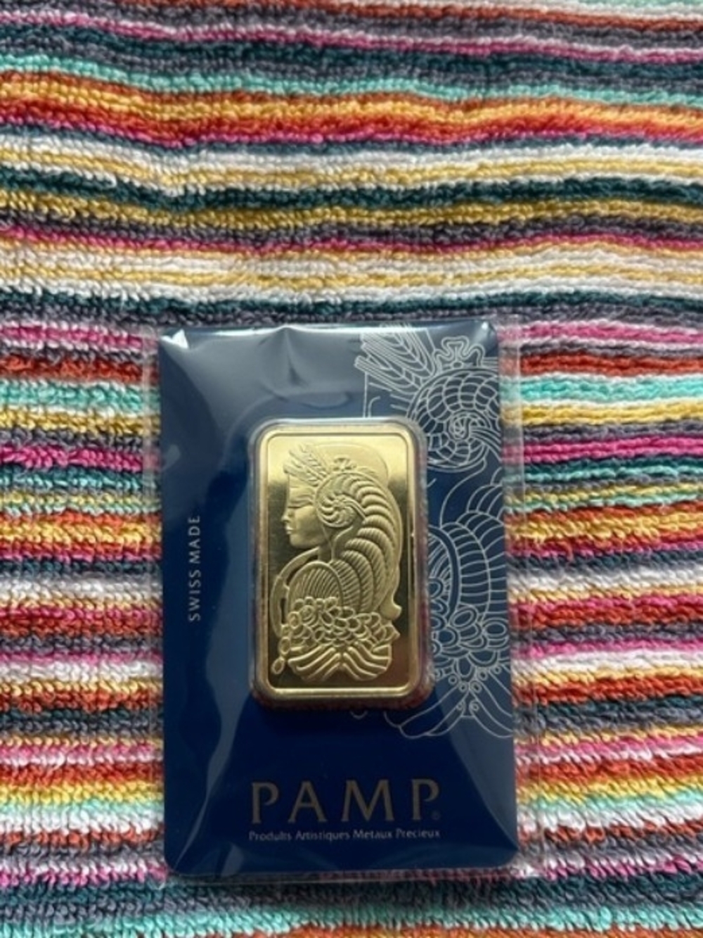 Suisse Gold Bar 1oz Ounce PAMP